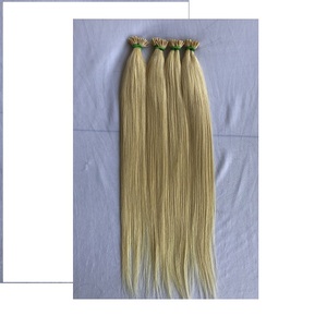 Temple indien brut de qualité supérieure 24 ''#613 Extensions droites en I à pointe unique donneur de cheveux liste de prix de gros fournisseur indien - Product Image 1