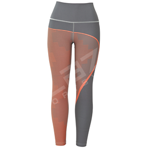 Mallas de yoga ligeras sin costuras personalizadas OEM, mallas de Yoga de cintura alta transpirables de LICRA/poliéster con cintura elástica - Product Image 3