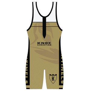 ชุดมวยปล้ำสำหรับผู้ชายชุดเสื้อกล้ามพิมพ์ลายดิจิตอลเสื้อกล้ามเล่นกีฬาแบบซับลิเมชันโลโก้ได้ตามต้องการ - Product Image 1