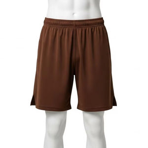 Breathable Color Blocked Fitness <b>Shorts</b> Spandex Polyester Blend Lightweight Stretch Sports Training Gym Wear Wholesale - Product Image 1