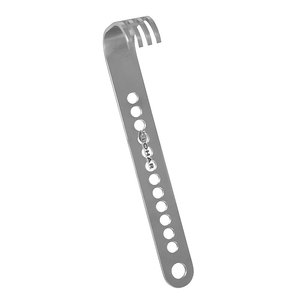 Incision initiale en acier inoxydable chirurgical allemand Lame longue incurvée et plate 25mm * 51mm Utilisation réutilisable Marque d'instrument chirurgical supérieur - Product Image 1