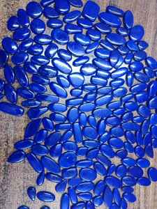 Materiales semipreciosos naturales de cabujón azul de lapones sueltos de tamaño personalizado de alta calidad para la fabricación de joyas - Product Image 2