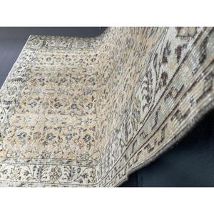 พรมตุรกีวินเทจขนาด 6x9.3 ฟุต พรมขนาดใหญ่ พรมสีน้ำตาลสไตล์ตะวันตกเฉียงใต้ - Product Image 3