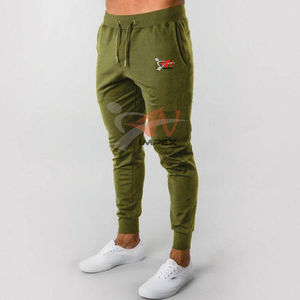 Pantalon en coton décontracté de haute qualité imprimé sur mesure avec logo pour hommes pantalon avec matériau flexible - Product Image 2