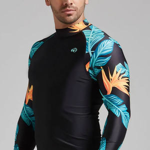 Suministro directo de fábrica Diseño personalizado Rash Guard para hombres Logotipo personalizado Impresión por sublimación Mangas completas Hombres MMA Rash Guard - Product Image 5