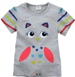 Camiseta de algodón 100% para niñas, Camiseta estampada de Pretty Girl, Tops para niños, nueva colección de Bangladesh - Product Image 1