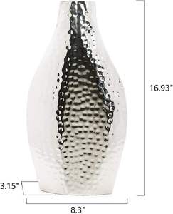 Rayan International Modern Home <b>Decor</b> Iron Art <b>Vase</b> Simple Black Design Tabletop for Hydroponic Plants and Flowers - Product Image 4