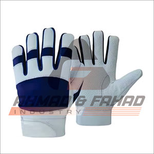 Gants de frappe de baseball et de softball en cuir antidérapants personnalisés de haute qualité pour hommes femmes multicolores pour la position du receveur - Product Image 2