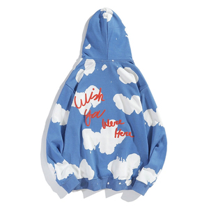 Nuevas ventas calientes, sudaderas con capucha básicas personalizadas para hombre, logotipo estampado en pantalla, Color, tamaño personalizado, ropa básica, sudaderas con capucha personalizadas de mezcla de algodón - Product Image 3