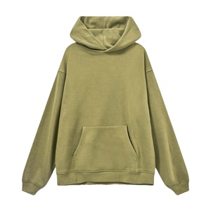 Alta calidad 100 por ciento de algodón de gran tamaño unisex Sudadera con capucha streetwear pullover sudadera logotipo personalizado OEM ODM invierno precio de fábrica - Product Image 1