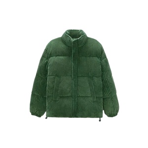 Chaqueta Bomber de Invierno para Hombre, Personalizable con Logotipo, Transpirable, con Cierre, Cálida, a la Moda, de Lana, Tallas Grandes, Cuello Alto, Informal, de Poliéster, para Exteriores - Product Image 1