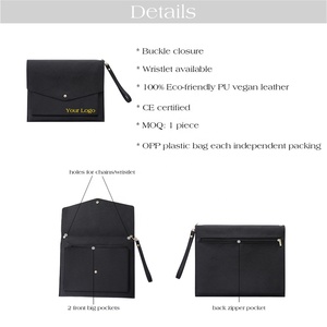 Hongbo bán chạy nhất 6-màu nhỏ Saffiano Da Ví lớn Túi tài liệu với vòng tay cho ipad/notepad/Tablet Bìa & trường hợp - Product Image 4