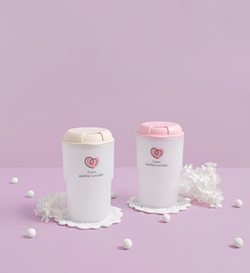 [Fabriqué en Corée] Tasse en plastique à double paroi OHBOTTLE avec couvercle 350 ml - Portable et durable, gobelet personnalisé avec logo - Product Image 1
