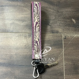 สายรัดข้อมือแบบกำหนดเองสุดหรูพวงกุญแจสายคล้องข้อมือหนังคล้องข้อมือพวงกุญแจพวงกุญแจพวงกุญแจแบบตะวันตกสำหรับผู้หญิง - Product Image 1