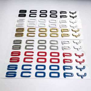 สัญลักษณ์3D สำหรับรถ<span class=keywords><strong>จักรยานยนต์</strong></span>สกูปปี้สำหรับตกแต่งโลโก้ตามสั่ง - Product Image 2