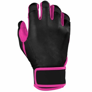 Gants de frappe de baseball en cuir véritable, très demandés, antidérapants, légers, pour adultes, avec fermeture auto-agrippante. - Product Image 4