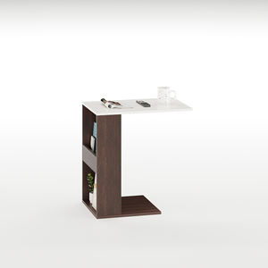 BLUEWUD Ender sofá multiusos lateral, mesa auxiliar con revistero lateral y organizador de papel para sala de estar, muebles de salón para el hogar - Product Image 3