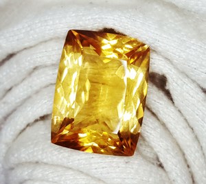 Certificado Transparente Tamaño enorme Cojín Corte Citrino Gema Suelta Natural Sin calentar Cuarzo sin tratar La mejor calidad - Product Image 2