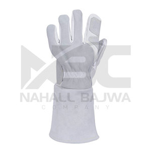Gants de soudage en croûte de cuir de vache de meilleure qualité, fabricants professionnels, gants de soudage légers - Product Image 5