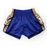Shorts de Muay Thai 100% Polyester Satin Uni Taille Haute pour Enfants et Adultes, Conception Personnalisée, MMA, Kickboxing, Séchage Rapide, Respirant, Fabrication en Usine