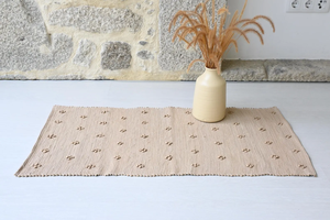 Alfombra de algodón de Estilo Vintage hecha a mano, color oscuro, lavable y personalizada para sala de estar, dormitorio, comedor y habitación de niños - Product Image 4