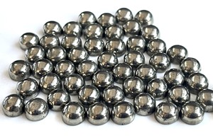 Pyrite naturelle de qualité supérieure Cabochon rond de 8mm de qualité AAA - Product Image 5