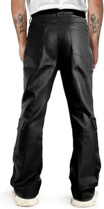 Latest New Arrival Factory Made Hot <b>Sale</b> Men Cow Hide Leather Pants in Wholesale Made in Best Quality Leather Pants <b>for</b> Men - Product Image 3