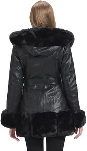 Service OEM, veste en simili cuir pour femme, design élégant avec poche zippée, coupe ajustée, nouveau design, style d'hiver, vestes en cuir - Product Image 3