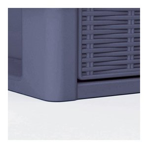 ELEGANCE <b>White</b> 4C Slim <b>Chest</b> <b>Drawers</b> 30x40x80cm Space-Saving Storage Solution by Stefanplast - Product Image 3