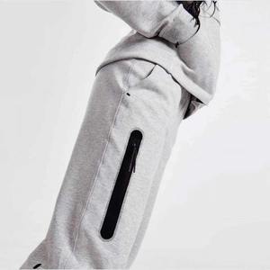 Servicio OEM 100% algodón 100% poliéster mujer polar chándal gris cremallera completa Sudadera con capucha Joggers pantalones de chándal para venta al por mayor de alta calidad - Product Image 5