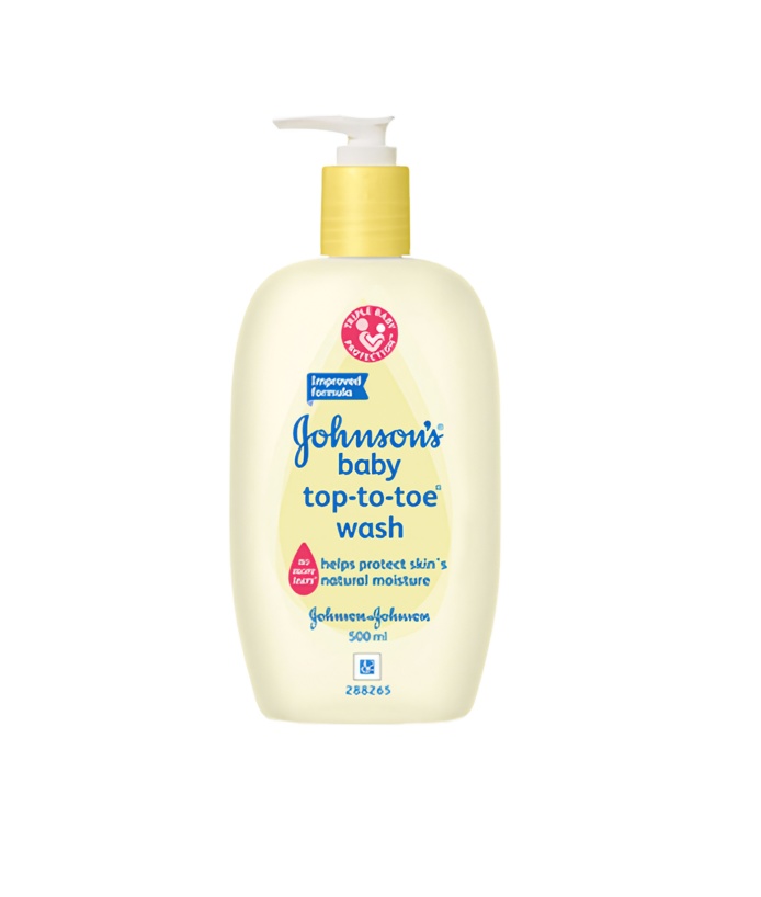 Commercio all'ingrosso Baby Wash Johnson 500ml Top To Toe Variant Bright Soft Gentle Babies Skin dal miglior Gel doccia per bambini di marca