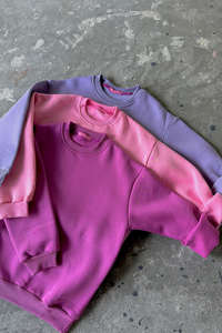 Tissu en coton éponge français de couleur lilas 65% coton 35% tissu mélangé de polyester vêtements d'hiver brossé 3 polaire tricoté éponge - Product Image 4