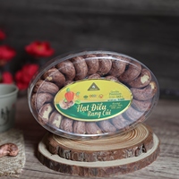 Nueces de Anacardo Tostadas Premium de Vietnam W180 163g, Caja de Regalo Ovalada, Certificación ISO, Sabor Cremoso y Salado, Marca Dong Phu, 12 Meses de Caducidad