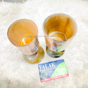 Cuerno de Buey vikingo Pulido Natural Vasos de chupito Cuerno de búfalo Vasos de chupito Tequila Shot 60ml de Falak World Export - Product Image 1