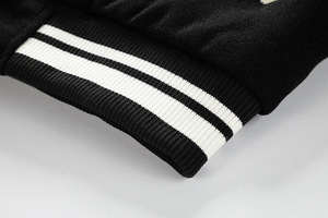 Factory Wholesale High Quality Custom Embroidery Letterman Winter <b>Jackets</b> for <b>Men</b> 100% Cotton CollegeBaseballjacket for <b>men</b> - Product Image 5