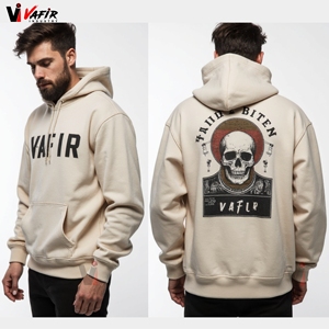 Nueva Sudadera con Capucha para Hombre, 100% Algodón, Felpa Gruesa, Personalizable, Transpirable, de Secado Rápido, con Diseño de Bolsillo y Logotipo Bordado con Pedrería para Invierno - Product Image 1