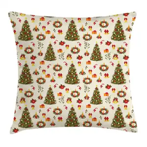 Fruit Outdoor Polyester Christmas Sofa Pillow Cases Cushion Cover Throw Pillow Cover For Couch Bed Car/
