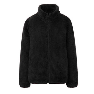 Veste doublée en polaire à impression personnalisée pour hommes, vente en gros de haute qualité, veste en polaire Sherpa avec prix d'usine 2025 - Product Image 2