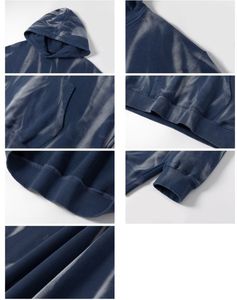 Premium 500GSM coton sweats à capuche poids lourd unisexe sweats chaud confortable vêtements usine en gros - Product Image 2