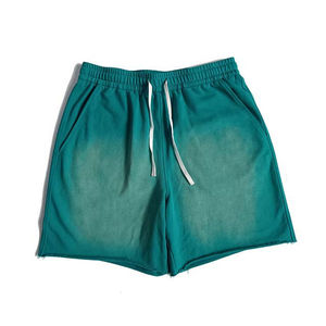 Pantalones cortos de verano para hombre con diseño sólido, informales, de alta calidad, logotipo personalizado, lavado ácido, a un precio justo, pantalones cortos para correr con logotipo personalizado - Product Image 1