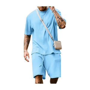 Ensembles d'été pour hommes 100% coton personnalisés respirants de haute qualité Premium 250 GSM BILAZZO SPORT Style urbain - Product Image 1