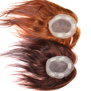 Genius Weft 100% Vietnamese Human Hair Soft <b>Toupee</b> Wig Natural Color Quick Delivery for Women - Product Image 3