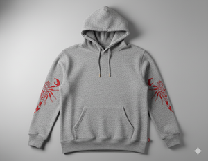 Sudadera con capucha de algodón 100% para hombre, Sudadera con capucha con estampado personalizado de peso pesado de alta calidad, ropa de calle con cuello forrado, jersey de gran tamaño - Product Image 5