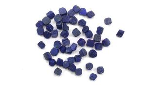 25 Piece Dark Blue 10-12 MM Hand Cut <b>Lapis</b> <b>Lazuli</b> Gemstones Awesome Quality Natural Raw Untreated Loose Jewelry Stone - Product Image 2