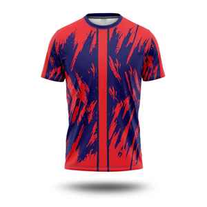 Camiseta Deportiva Casual de Fútbol para Hombre, con Estampado Digital, 100% Poliéster Transpirable, para Otoño - Product Image 2