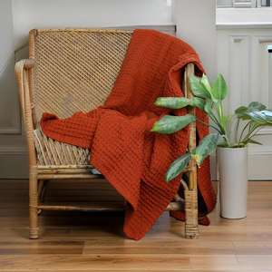 วาฟเฟิลทอด้วยผ้าคอตตอนหลากสีสำหรับตกแต่งโซฟาในบ้านและสำนักงานโรงแรมจาก100% ที่อบอุ่น - Product Image 6