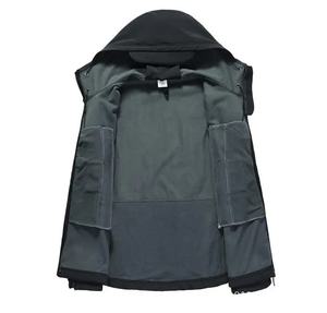 Respirant imperméable chaud et porter hommes veste hommes extérieur Softshell veste vêtements souples quantité - Product Image 4