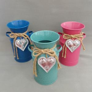 Vases de table en fer faits à la main, multicolores, design moderne et simple, pour la décoration de la maison, ventes chaudes - Product Image 6