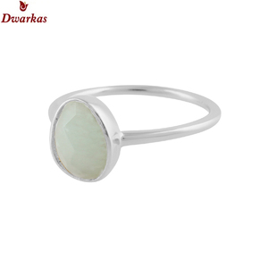 Bague en argent sterling 925 de haute qualité, avec pierre précieuse amazonite, pour femmes et filles, en stock, prix bas - Product Image 3