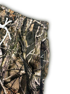 Short en toile décontracté confort pour femmes imprimé arbre 100% polyester tricot respirant cordon Design-pour la mode printemps/été/automne - Product Image 5